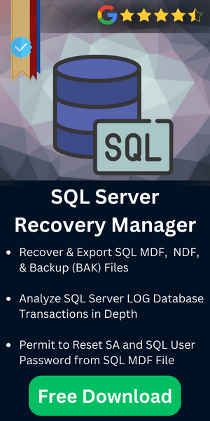 SQL Server Recovery Manager