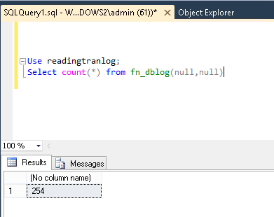 read SQL Server transaction logs