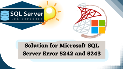 Microsoft SQL Server Error 5242 and 5243
