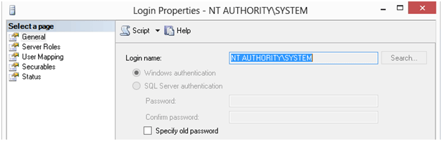 Login Properties