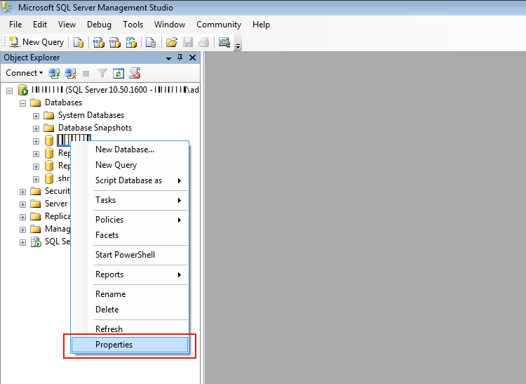 database-properties - SQL Server Log Explorer - Insight Details of SQL ...