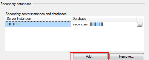 secondary database