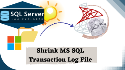 shrink ms sql transaction log file
