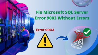 sql server error 9003