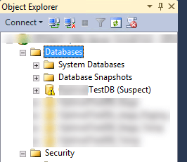 Procedure To Drop Or Recover Suspect Database In Sql Server