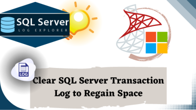 how to clear sql server transaction log