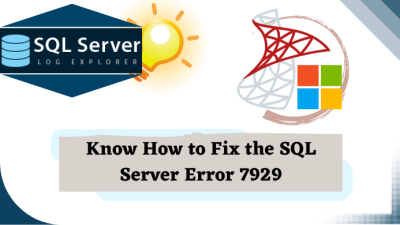 SQL server error 7929