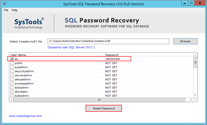 How to Reset SA Password In SQL Server Without Any Fail