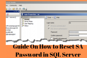 How to reset SA Password in SQL Server