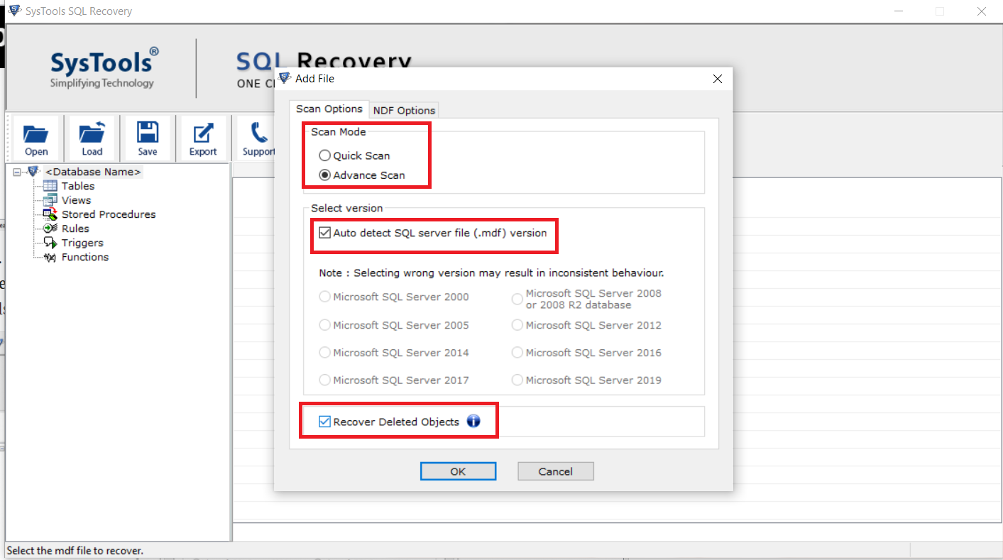 Recover Deleted Functions And Views in SQL Server