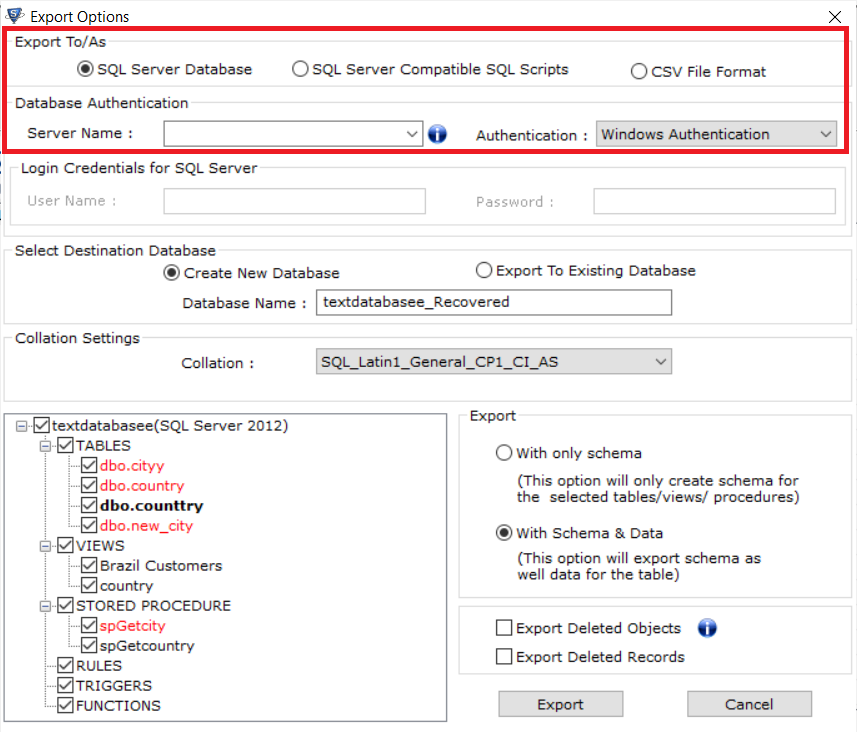 recover Suspect Database in SQL Server