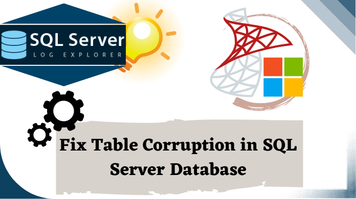 fix table corruption in sql