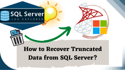 recover truncated data from sql