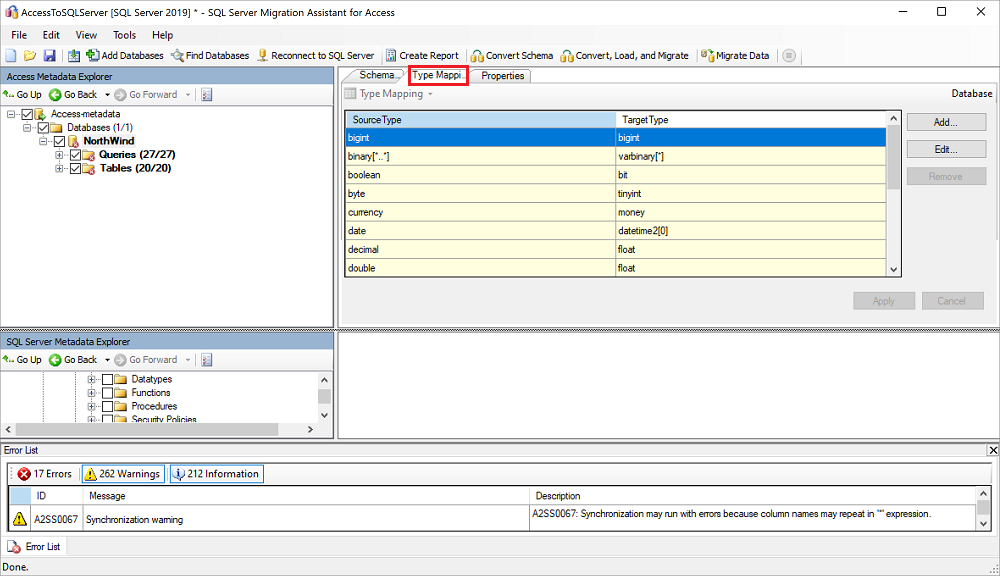 type-mappings