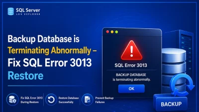sql server error 3013
